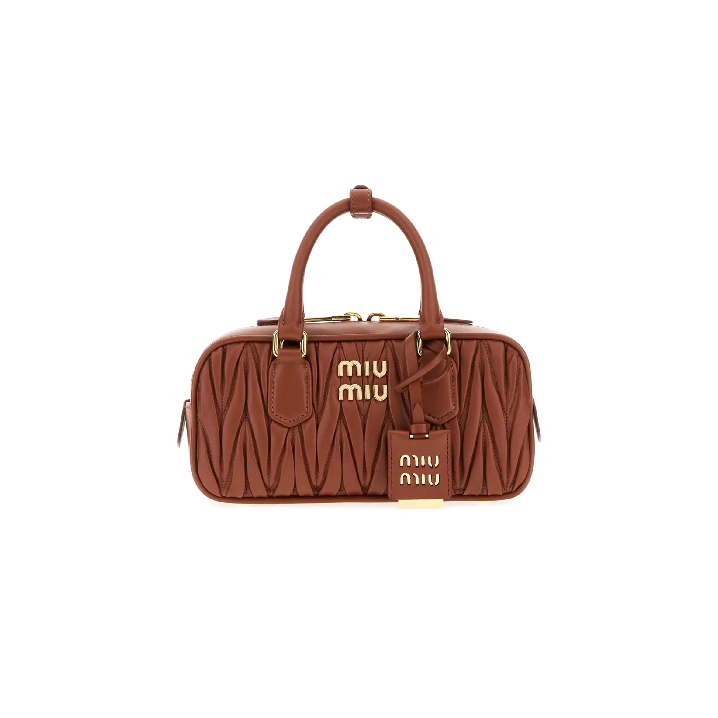 MIU MIU ARCADIE MATELASSÉ NAPPA LEATHER BAG 5BB142 (22*10.5*7.5cm)